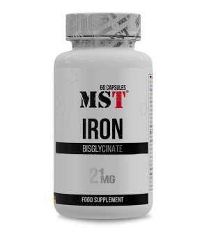 Витамины и минералы MST MST Iron Chelate 21mg + Vitamin C