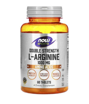 Аргинин Now Foods Now L-Arginine Double Strength 1000 мг
