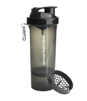 Шейкеры Шейкер SmartShake Smartshake Slim (500 мл) 2-х компонентный Черный