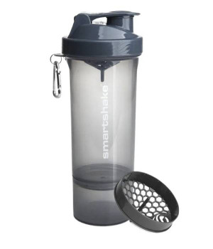 Шейкеры Шейкер SmartShake Smartshake Slim (500 мл) 2-х компонентный Серый