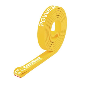 Резинка для фитнеса и кроссфита (Эспандер-петля (5-14 кг)) PowerPlay 4115 Power Band Light Желтая