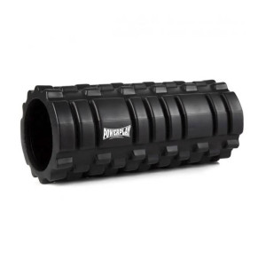 Массажный ролик (роллер) PowerPlay 4025 Черный (33x14 см)