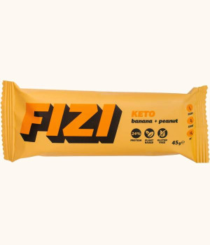 Батончики FIZI FIZI Батончик Keto Protein Bar Banana + Peanut (Банан-арахис)