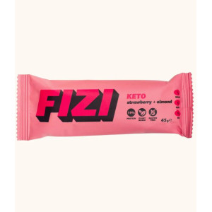 FIZI Батончик Keto Protein Bar Strawberry + Almond (Клубника-миндаль)