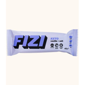 FIZI Батончик Keto Protein Bar Vanilla + Salt (Соленая ваниль)