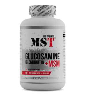Суглоби і зв'язки MST MST Glucosamine Chondroitin MSM + Hyaluronic Acid + L-Proline