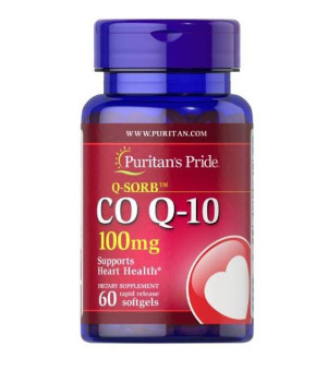 Витамины и минералы Puritan's Pride Q-SORB Co Q-10 100 mg Puritan’s Pride