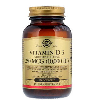 Витамины и минералы Solgar Solgar Vitamin D3 250 mcg (10.000 IU)