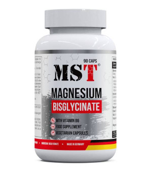 Витамины и минералы MST MST Magnesium Bisglycinate Chelate + Vitamin B6