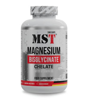 Витамины и минералы MST MST Magnesium Bisglycinate Chelate + Vitamin B6
