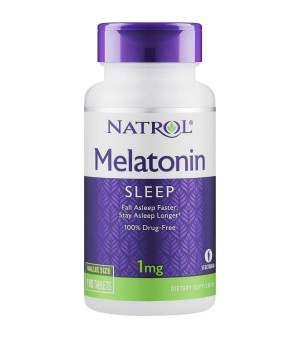 Мелатонин и Gaba (для сна) Natrol Natrol Melatonin 1 mg Time Release - уценка