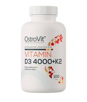 Витамины и минералы OstroVit OstroVit Vitamin D3 4000 + K2 VEGE