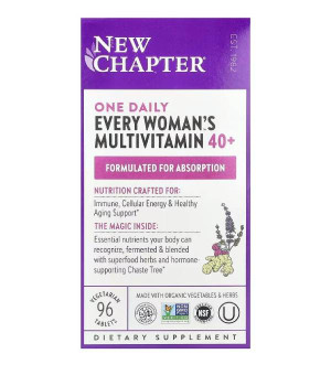 Витамины и минералы New Chapter New Chapter One Daily Every Woman's Multivitamin 40+