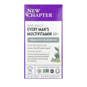 New Chapter One Daily Every Man's Multivitamin 40+