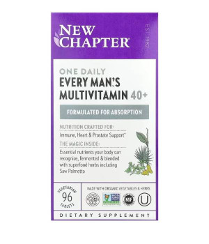 Витамины и минералы New Chapter New Chapter One Daily Every Man's Multivitamin 40+