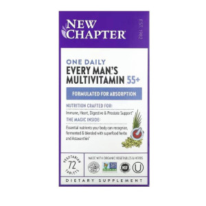 New Chapter One Daily Every Man's Multivitamin 55+