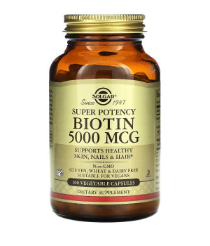 Вітаміни та мінерали Solgar Solgar Biotin 5000 mcg