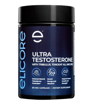 Трибулус Elicore Elicore Ultra Testosterone with Tribulus, Tongkat Ali, and Zinc