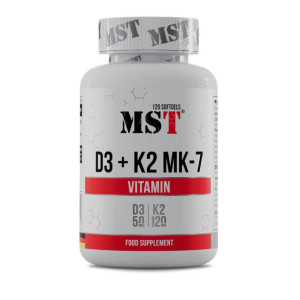 MST Vitamin D3 + K2 MK-7