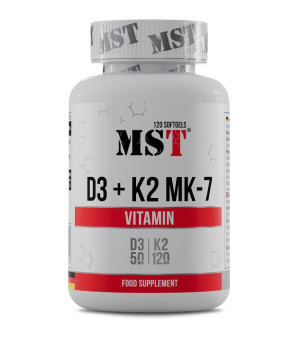 Вітаміни та мінерали MST MST Vitamin D3 + K2 MK-7