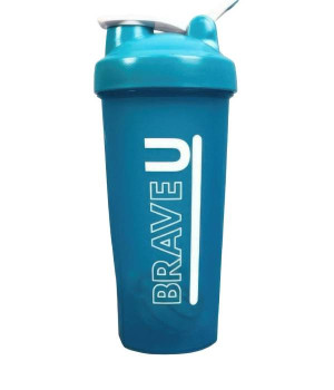 Шейкери BraveU BraveU Shaker 700 ml з металевою кулькою Блакитний