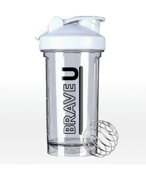 Шейкери BraveU BraveU Shaker Premium 600 мл Білий