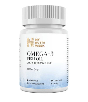 Омега 3 My Nutri Week My Nutri Week Omega-3 Fish Oil
