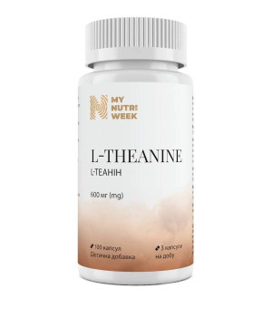 Аминокислоты My Nutri Week My Nutri Week L-Theanine 600 mg