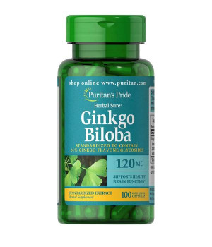Витамины и минералы Puritan's Pride Puritan's Pride Ginkgo biloba 120 mg