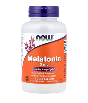 Мелатонин и Gaba (для сна) Now Foods Now Melatonin 5 Mg