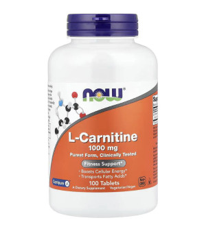 Л-карнітин Now Foods Now Foods L-carnitine Tartrate 1000 мг