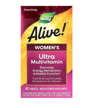 Витамины и минералы Nature's Way Nature's Way Alive! Women's Ultra Multivitamin