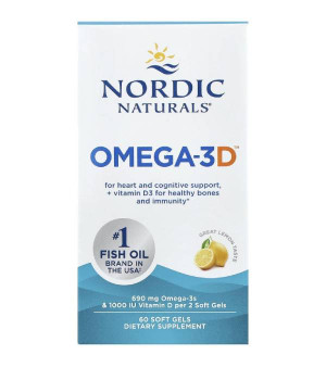 Омега 3 Nordic Naturals Nordic Naturals Omega-3D 690mg