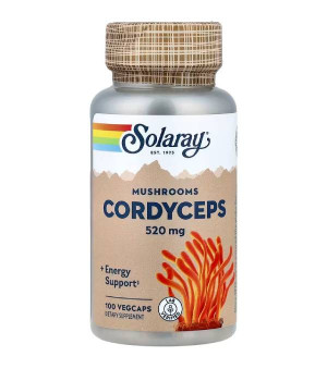 Витамины и минералы Solaray Solaray Cordyceps Mushroom 520 mg