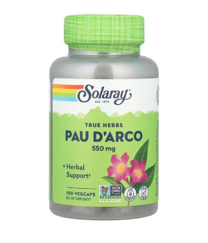 Вітаміни та мінерали Solaray Solaray Pau D'Arco Inner Bark 550 mg