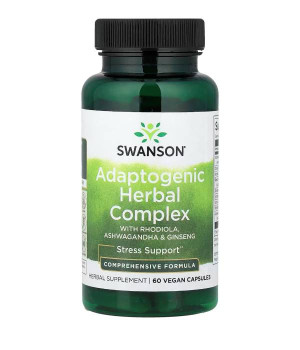 Вітаміни та мінерали Swanson Swanson Adaptogenic Herbal Complex with Rhodiola Ashwagandha & Ginseng