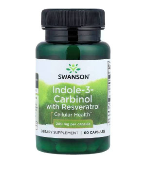 Витамины и минералы Swanson Swanson Indole-3-Carbinol with Resveratrol 200 mg