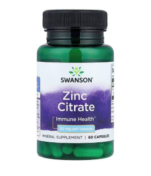 Витамины и минералы Swanson Swanson Zinc Citrate 30 mg