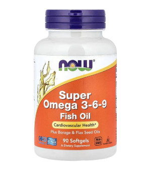 Омега 3 Now Foods Now Super Omega 3-6-9 1200 mg
