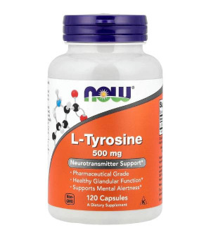 Аминокислоты Now Foods Now L-Tyrosine 500 mg