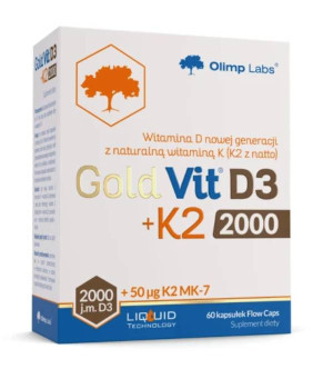 Витамины и минералы Olimp Labs Olimp Labs Gold Vit D3+K2 2000 IU