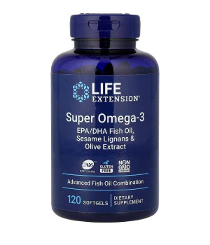 Омега 3 Life Extension Life Extension Super Omega-3 EPA/DHA Fish Oil, Sesame Lignans & Olive Extract