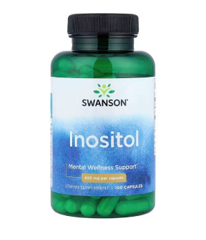 Вітаміни та мінерали Swanson Swanson Inositol 650 mg