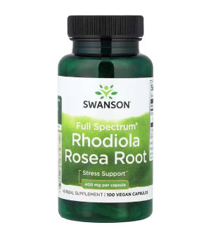 Вітаміни та мінерали Swanson Swanson Full Spectrum Rhodiola Rosea Root 400 mg