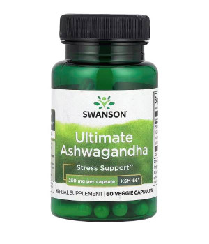Вітаміни та мінерали Swanson Swanson Ultimate Ashwagandha Ksm-66 250 mg