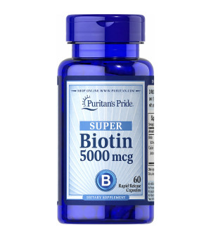 Витамины и минералы Puritan's Pride Puritan's Pride Super Biotin 5000 mcg