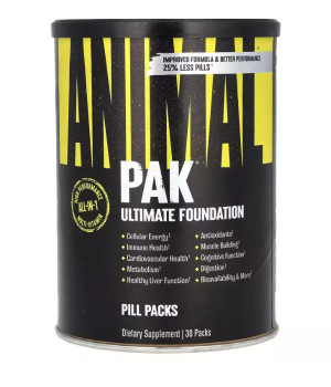 Витамины и минералы Universal Nutrition Animal Pak (USA) Universal Nutrition